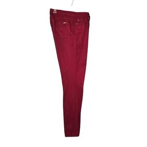 White House Black Market WHBM Red Slim Leg Denim 5-pocket Jeans 8R